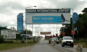 Approach to Lusaka airport