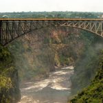 The remarkably engineered steel bridge was built in 1905.