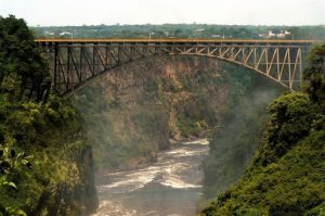 The remarkably engineered steel bridge was built in 1905.