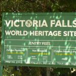 Sign - Victoria Falls World Heritage Site