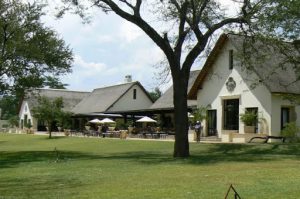 Main building at the Royal Livingstone Resort.