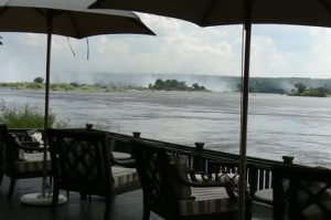 View of the Falls from Royal Livingstone Resort