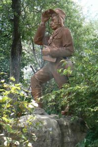 David Livingstone's statue at