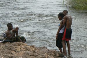 Posing by the Zabezi