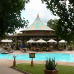 Poolside restaurant at Zambezi