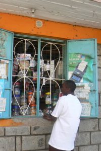 A small shop well protected from the outside.