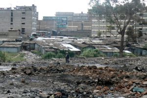 Conditions vary even within a slum, from shanties to apartments.