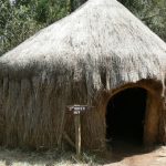 Tribal villages and huts at the