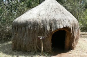 Tribal villages and huts at the