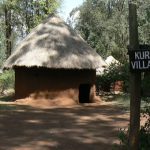 Tribal villages and huts at the