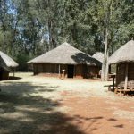 Tribal villages and huts at the