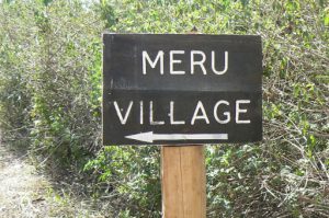 Tribal villages and huts at the
