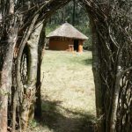 Tribal villages and huts at the