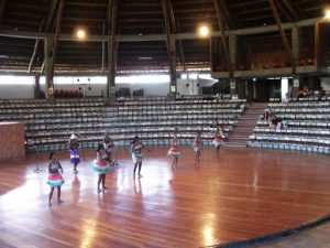 Performers at the Bomas