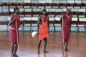 Performers at the Bomas