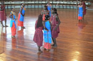 Performers at the Bomas