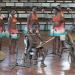 Performers at the Bomas