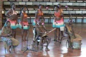 Performers at the Bomas