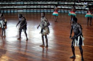 Performers at the Bomas