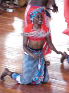 Performers at the Bomas