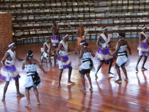 Performers at the Bomas