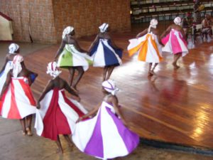 Performers at the Bomas