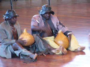 Performers at the Bomas