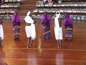 Performers at the Bomas