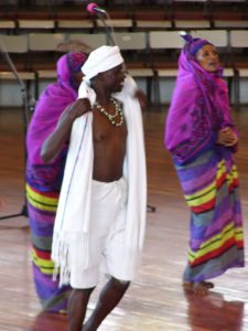 Performers at the Bomas