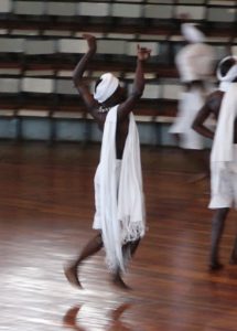 Performers at the Bomas