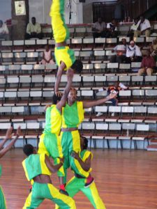 Performers at the Bomas