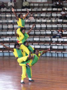 Performers at the Bomas