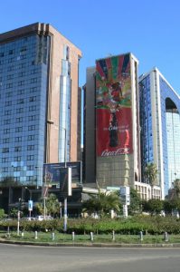 Nairobi downtown - high rise office buildings