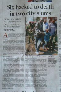 Nairobi post-election violence in