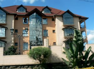 Upscale apartment building in Nairobi