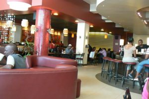 Trendy cafe in city center Nairobi