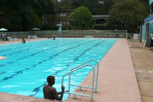 Swimming pool at the YMCA in