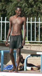 Swimmer at YMCA in Nairobi