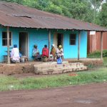 Building along the village road in Marangu -- one half