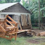 Furniture shop in the forest of Marangu.