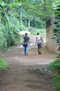 In the forest of Marangu.