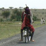 Most Masai do not have vehicles.
