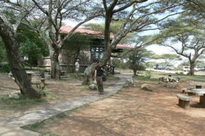 Entry reception and information office at the Ngorongoro Crater.