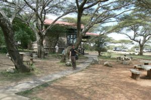 Entry reception and information office at the Ngorongoro Crater.