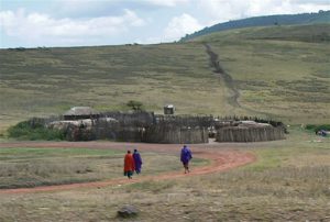 Maasai traditional village