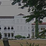 Old colonial government building in Stone Town