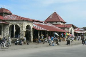 The exterior of the old market.