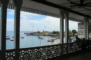 View from the Sultan's Palace in Stone Town.