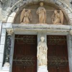 Entry doors to Catholic Cathedral