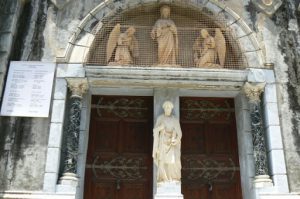 Entry doors to Catholic Cathedral